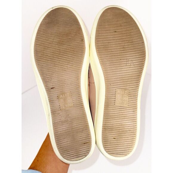 Naturalizer Mai Mary Jane Leather Sneaker Elastic Strap Blush Pink Nude 8.5WW - Picture 7 of 16